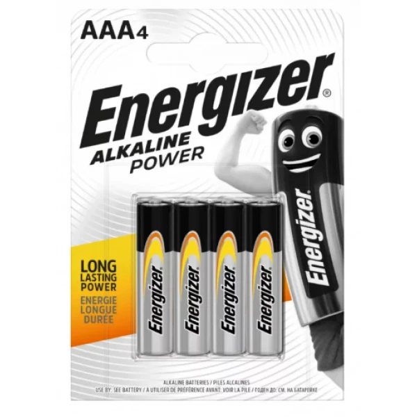 Елемент живлення Energizer AAA-LR03 1.5V alkaline power (ціна за 1 шт)