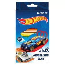 Пластилін восковий, 12 кольорів, 200 г. Hot Wheels HW21-086 Kite