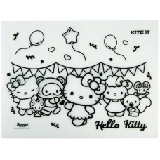 Підкладка розмальовка силіконова 30х40см, Hello Kitty HK22-424 Kite