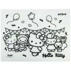 Підкладка розмальовка силіконова 30х40см, Hello Kitty HK22-424 Kite