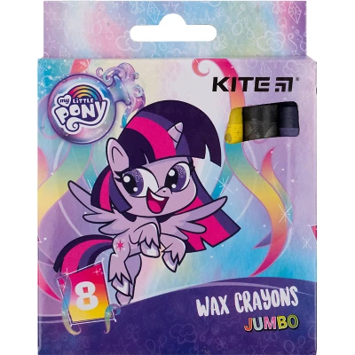 Крейда воскова, 8 кол. Jumbo My Little Pony LP21-076 Kite