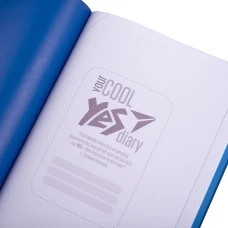 Щоденник А5 недат. Yes "Pronto", м'який, 320 стор., синій, 252355