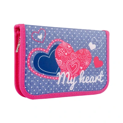 Пенал твердий Smart одинарний з клапаном HP-03 My heart 532784