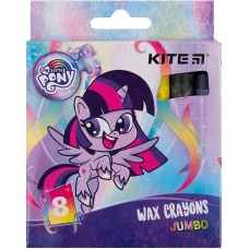 Крейда воскова, 8 кол. Jumbo My Little Pony LP21-076 Kite