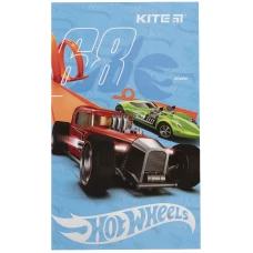 Блокнот-планшет А6, 50арк, нелінований Hot Wheels HW21-195 Kite