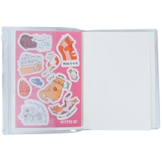 Блокнот силіконова обкладинка, 80 арк., Pink cats K22-462-1