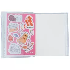Блокнот силіконова обкладинка, 80 арк., Pink cats K22-462-1