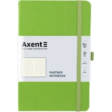 Книга записна Partner, 125*195, 96арк, кліт, салатовий 8201-04-А