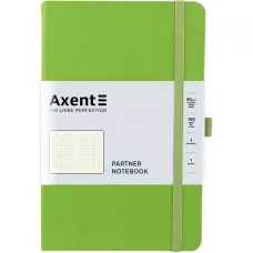 Книга записна Partner, 125*195, 96арк, кліт, салатовий 8201-04-А