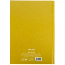 Книга записна А4, 96арк., кліт, тверда обкл., Courage, жовта 8422-552-A