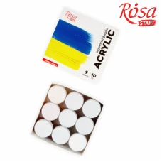 Набір акрилових фарб Ukraine 9x10мл, ROSA Start