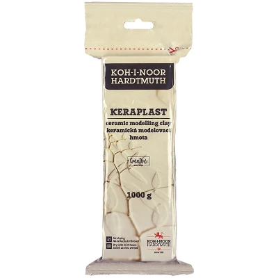 Пластилін Keraplast, 1000г., білий, 131706 Koh-i-noor