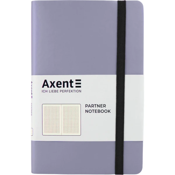 Книга записна Partner, 125*195, 96арк, кліт. сріблястий 8206-34-A