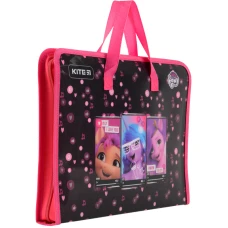 Папка-портфель на блискавці, 1 відділ., A4, My Little Pony LP22-202 Kite