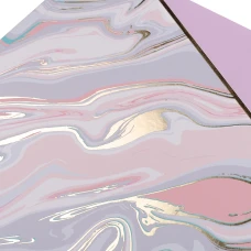 Блокнот А4, 96арк. лінія, 7БЦ, лам.софт-тач+фольга золото "Marble&Gold" 151595 YES