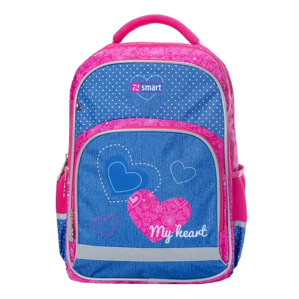 Рюкзак шкільний Smart SM-04 My heart 42*30*18см., 558179