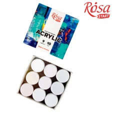 Набір акрилових фарб COLOR 9x10мл, ROSA Start