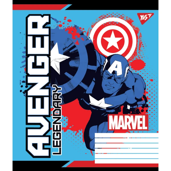 Зошит А5/12 арк лінія YES Avengers. Legends, 765359