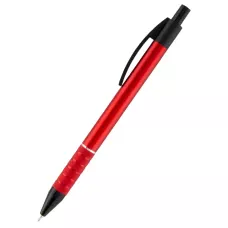 Ручка масляна автом. Prestige корп. черв., синя AB1086-06-02