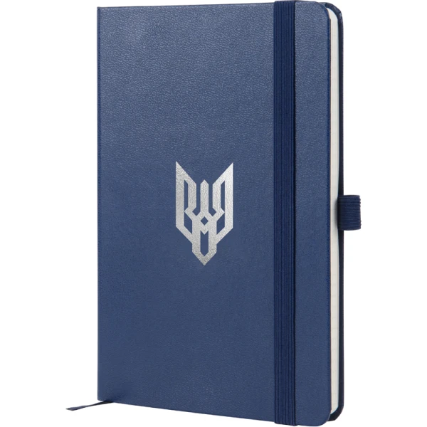 Книга записна Partner, 125*195, 96арк, кліт, синя, Воля 8201-02-1-A