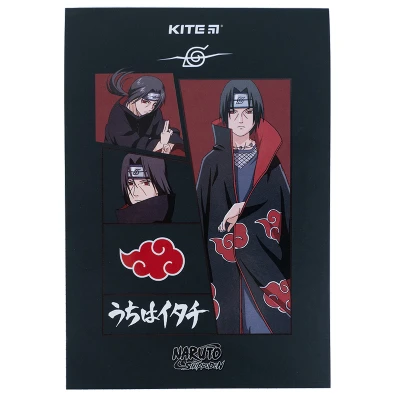 Блокнот-планшет A5, 50арк, клітинка, Naruto NR23-194-1 Kite