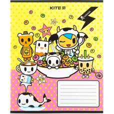 Зошит 12 арк., коса, софт тач + УФ лак, tokidoki TK22-235 Kite