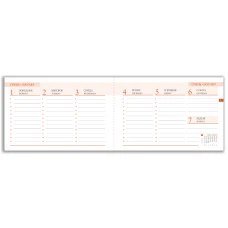 Щотижневик 10х15см дата Leo Planner в асортименті