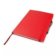 Книга записна Partner Grand, 210*295, 100 арк, кліт, червона 8203-06-A