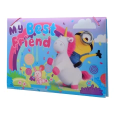 Папка пластикова на резинці "Minions Fluffy" 38*25см., 491684 YES