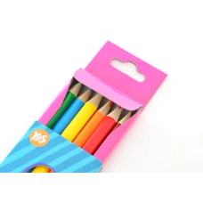 Олівці кольорові тригранні, 6 шт. "Happy colors", 290400 YES