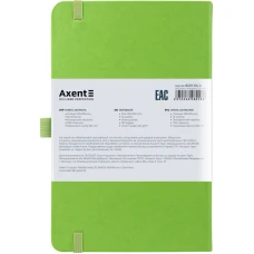 Книга записна Partner, 125*195, 96арк, кліт, салатовий 8201-04-А