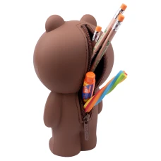 Пенал-підставка силіконовий YES SL-03 Line Friends 18,5*9,5*8см., 533372