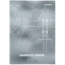 Папір для креслення А4, 10 аркушів, 200г/м2, K23-269 Kite
