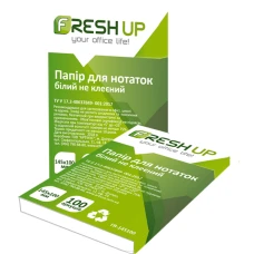 Блок паперу для нотаток 145*100*100арк., клеєний білий FR-145100 Fresh Up