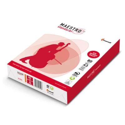 Папір кольоровий Maestro Color A3, 80г/м2, 500 арк, сірий, 154057
