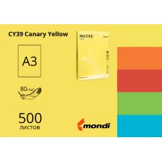 Папір кольоровий Maestro Color  A3, 80г/м2, 500 арк, гірчичний 150987