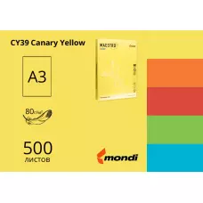 Папір кольоровий Maestro Color  A3, 80г/м2, 500 арк, гірчичний 150987