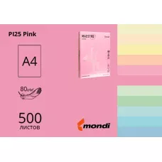 Папір кольоровий Maestro Color  A3, 80г/м2, 500 арк, рожевий 150953
