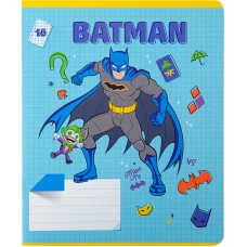 Зошит 18 арк., клітинка, гібр. лак + УФ лак, DC Comics DC22-236 Kite