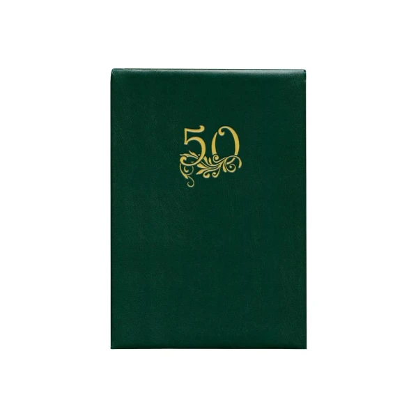 Папка адресна (221х320), обкл. бумвініл синя, тисн. 55 років, 18802З