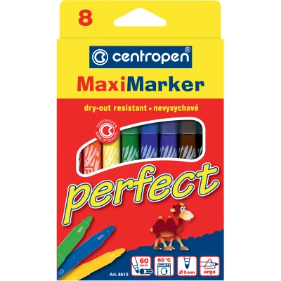 Фломастери 8610 Perfect Maxi, набір 8 шт., Centropen