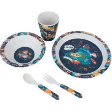 Набір посуду з бамбуку Space (5 предметів) K22-313-01 Kite