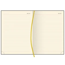 Щоденник недатований А4 (201*283), 160арк, лінія, крем папір, обкл. шт.шк. 261/1 Поліграфіст
