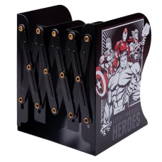 Підставка для книг YES Marvel. Avengers розсувна, металева, 470474