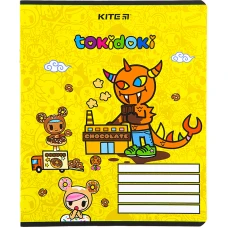 Зошит 12 арк., клітинка, гібр. лак + УФ лак, tokidoki TK22-232 Kite