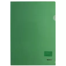 Папка-кутик, A4, PP щільна, зелена, 5024 Norma