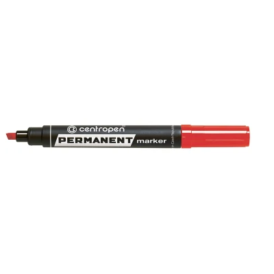 Маркер Permanent 8576 1-4,6 мм клиноподібний червоний, Centropen