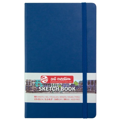 Блокнот для графіки Talens Art Creation 140г/м2, 13*21см, 80л., Navy Blue, Royal Talens