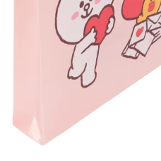 Папка-конверт на блискавцi A4 "Line Friends. Brown" 492090 YES