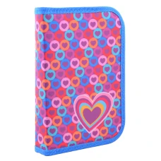 Пенал твердий Smart одинарний з клапаном HP-03 Hearts 531666